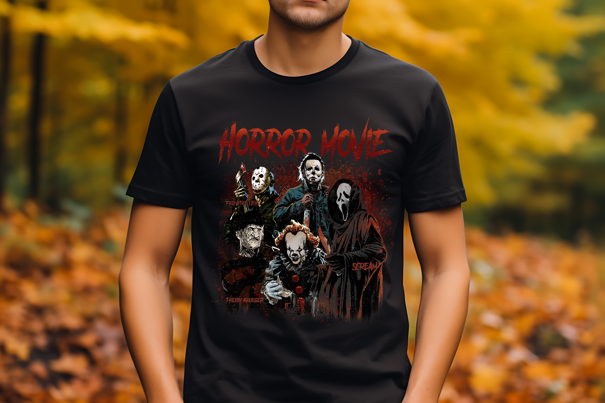 Classic Horror Films Graphic Tee