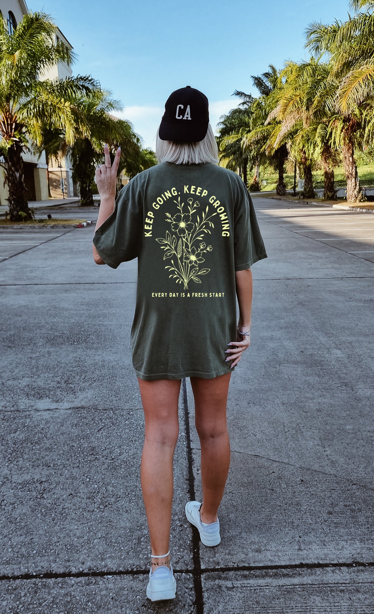 Keep Going, Keep Growing Wildflower Tshirt