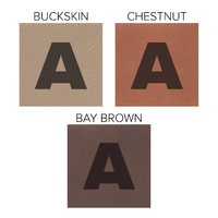 18" Knit Stockings - Leatherette Name Patch