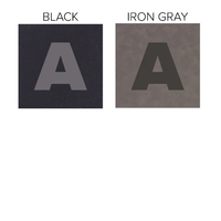 18" Knit Stockings - Leatherette Name Patch