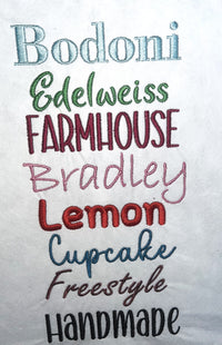 Embroidered Seersucker Baskets