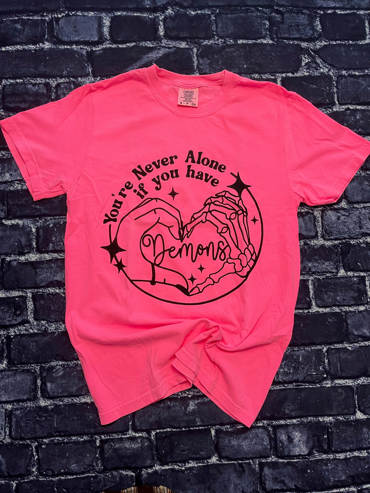 Never Alone When You Have Demons Oversized Tee