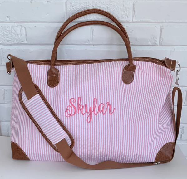 Weekender Embroidered Bag