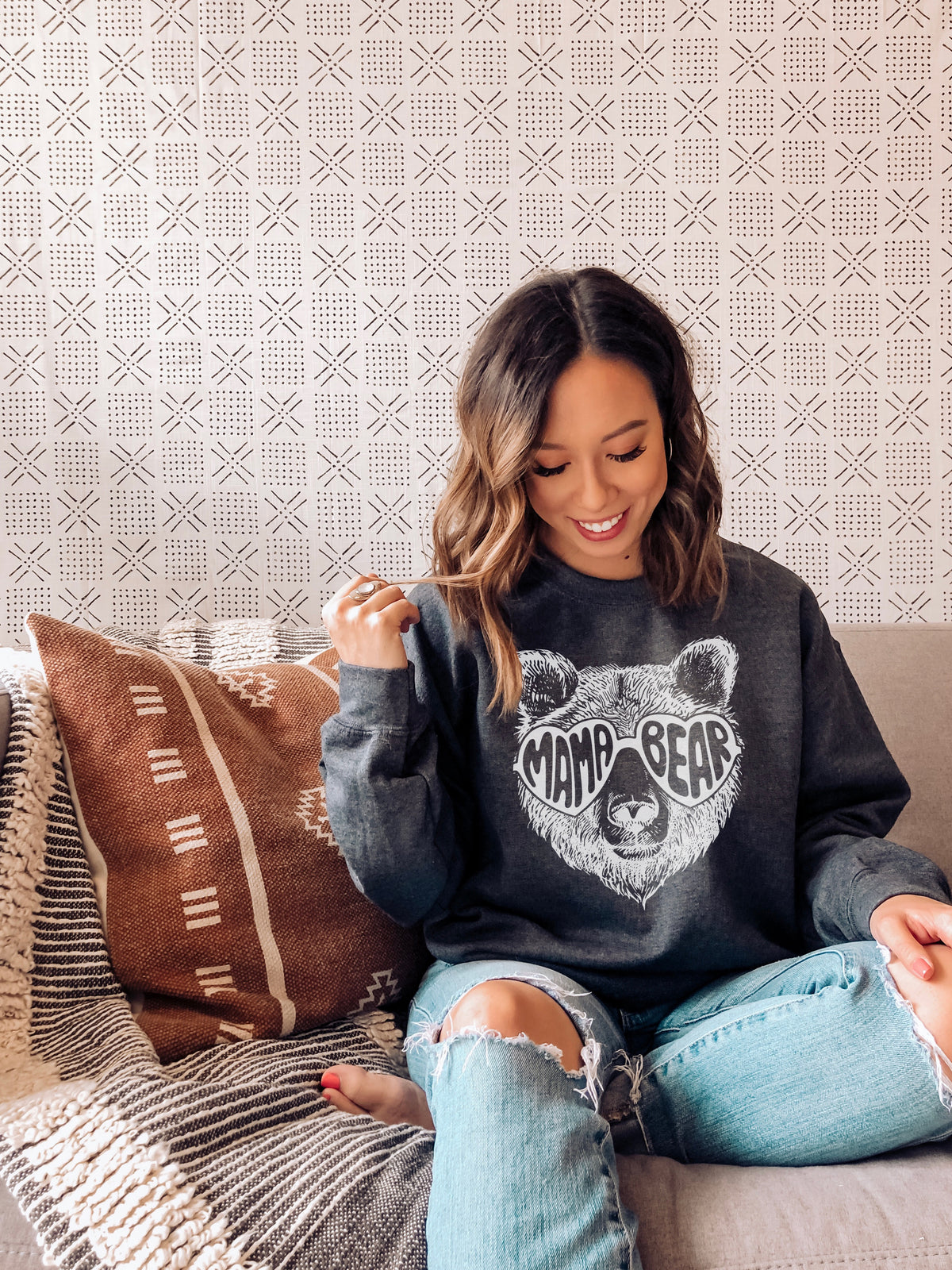 Mama Bear Crew Neck Sweater