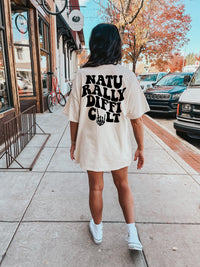 Naturally Difficult | Rock On| Graphic Tshirt