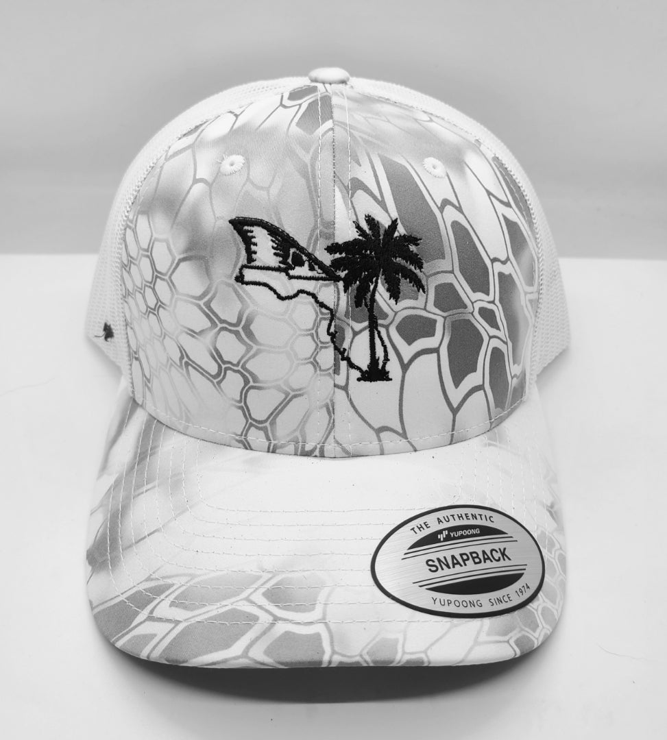 Florida Redfin Kryptek fishing snapback hat