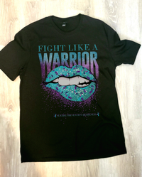 Fight Like A Warrior| Lips| Tshirt