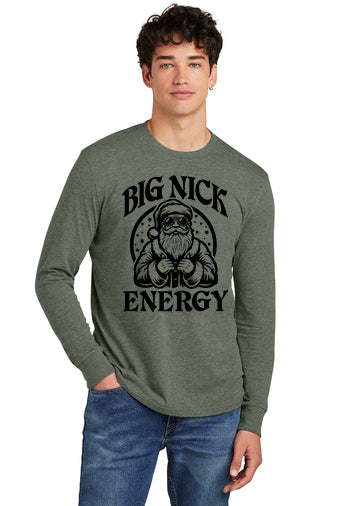 Big Nick Energy | Adult Humor Mens Long Sleeve
