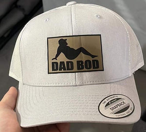 DAD BOD Engraved Patch Hat