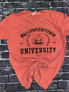 Halloweentown University - Comfort Colors Oversized Tee
