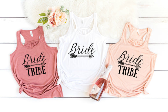 Bachelorette- Bride Tribe Matching Tanks