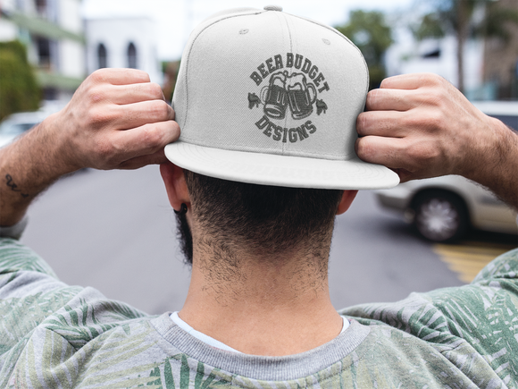 Trucker Snap Back Embroidered Hat